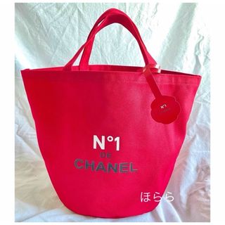 シャネル(CHANEL)のシャネル ノベルティ トートバッグ バッグ レッド　赤CHANEL N°1 新品(トートバッグ)