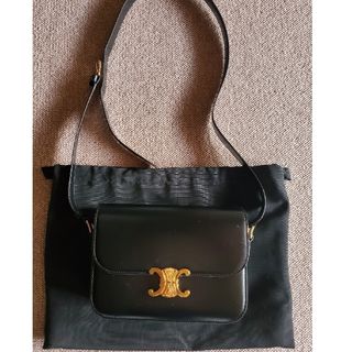 celine - CELINE セリーヌトリオンフ シャイニーカーフスキン ショルダーバッグ