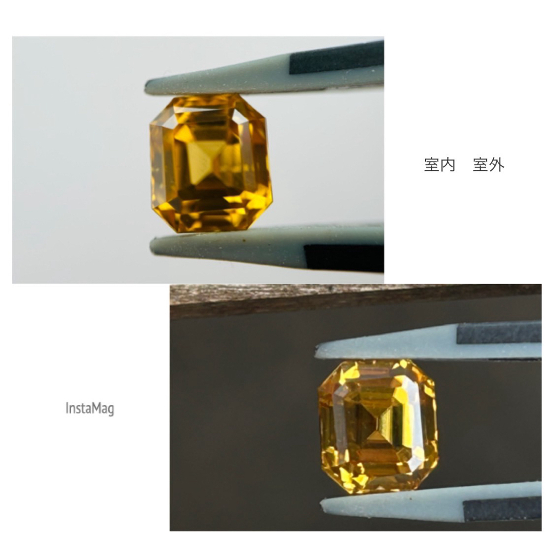 (★R0523-8)『決算セール』天然イエロージルコン　6.819ct レディースのアクセサリー(その他)の商品写真