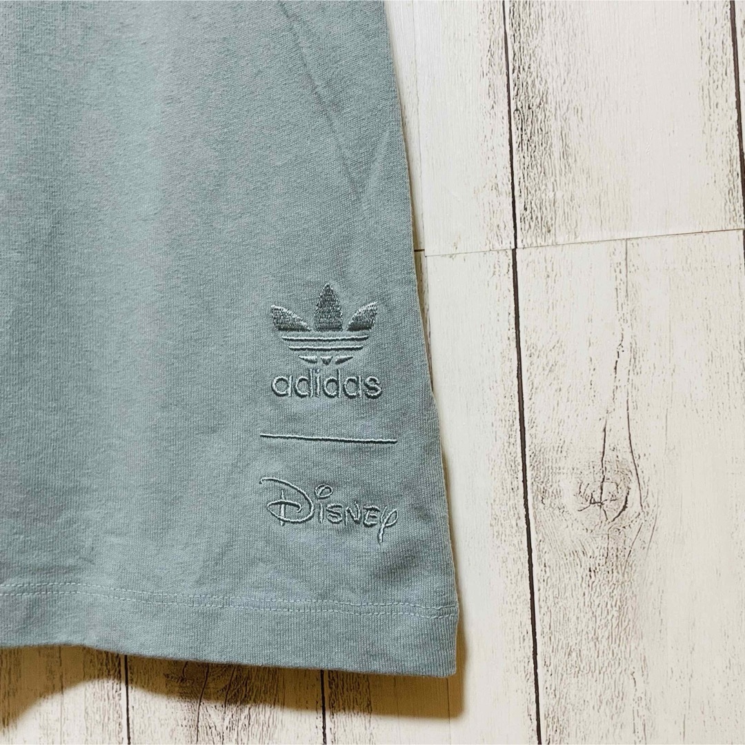 adidas(アディダス)の【美品】アディダス×ディズニー　シングルジャージー　Tシャツ  レディースM レディースのトップス(Tシャツ(半袖/袖なし))の商品写真