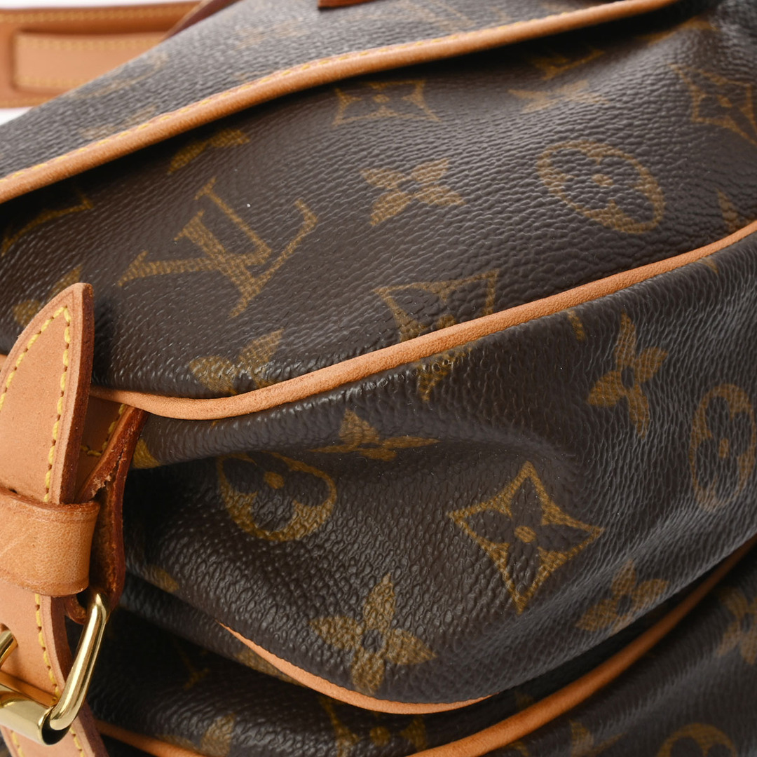 LOUIS VUITTON(ルイヴィトン)のルイヴィトン モノグラム ソミュール 30 ショルダーバッグ ブラウン レディースのバッグ(ショルダーバッグ)の商品写真