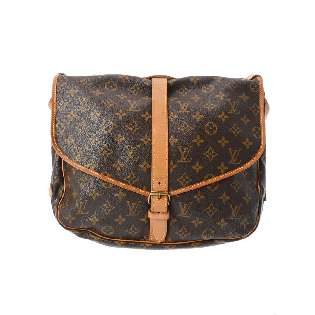 LOUIS VUITTON(ルイヴィトン)のルイヴィトン モノグラム ソミュール 35 ショルダーバッグ ブラウン レディースのバッグ(ショルダーバッグ)の商品写真