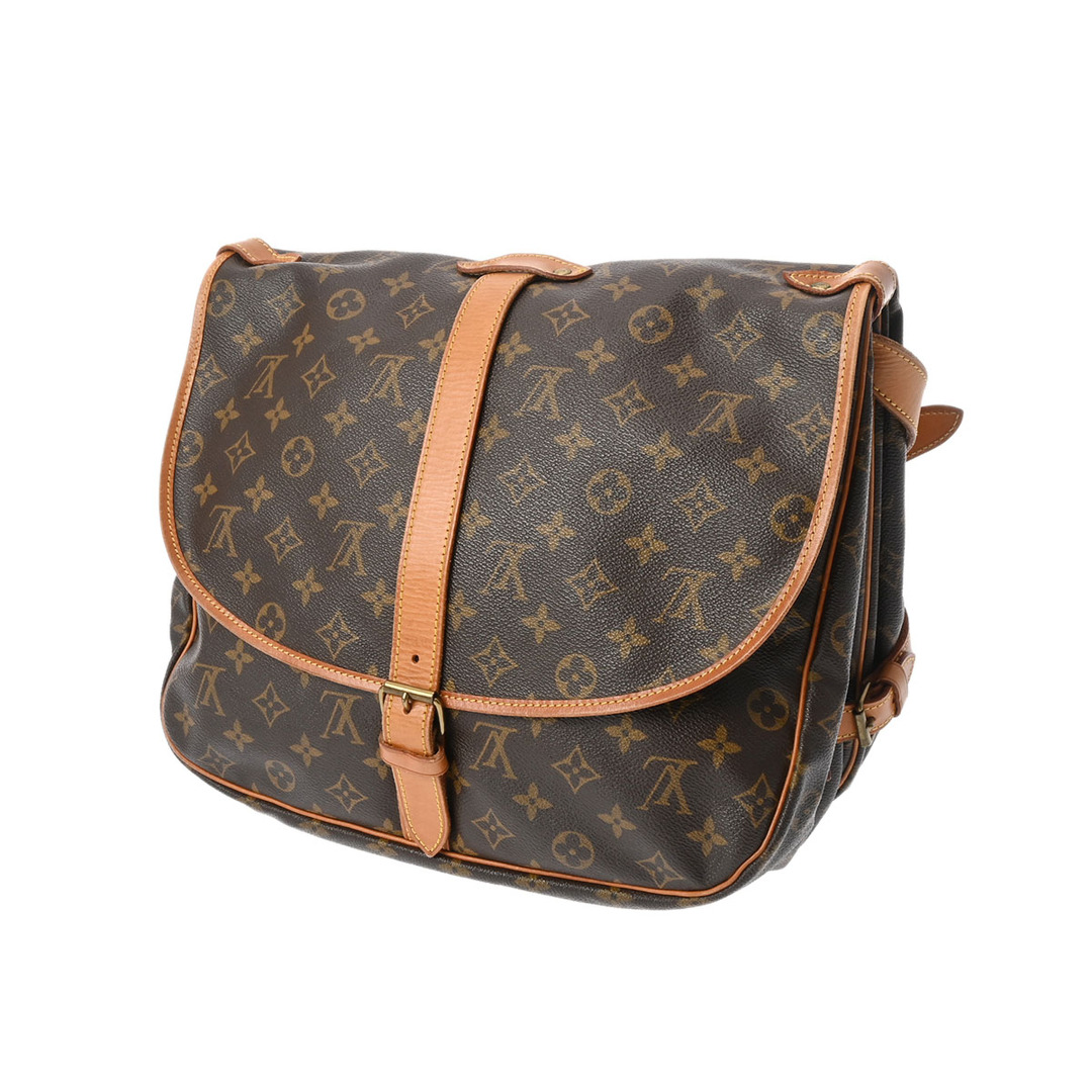 LOUIS VUITTON(ルイヴィトン)のルイヴィトン モノグラム ソミュール 35 ショルダーバッグ ブラウン レディースのバッグ(ショルダーバッグ)の商品写真