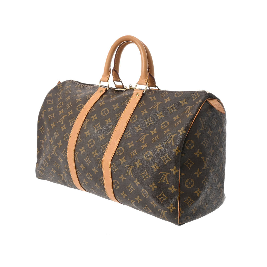 LOUIS VUITTON(ルイヴィトン)のルイヴィトン モノグラム キーポル 45 ボストンバッグ ブラウン レディースのバッグ(ボストンバッグ)の商品写真