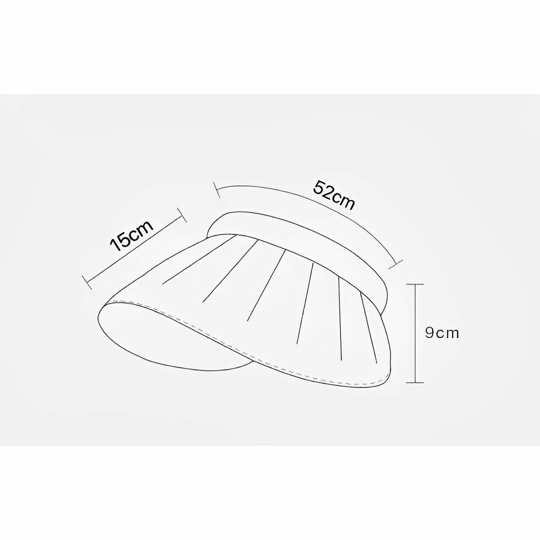 F9059 レディース帽子　サンバイザー　暑さ対策 レディースの帽子(その他)の商品写真