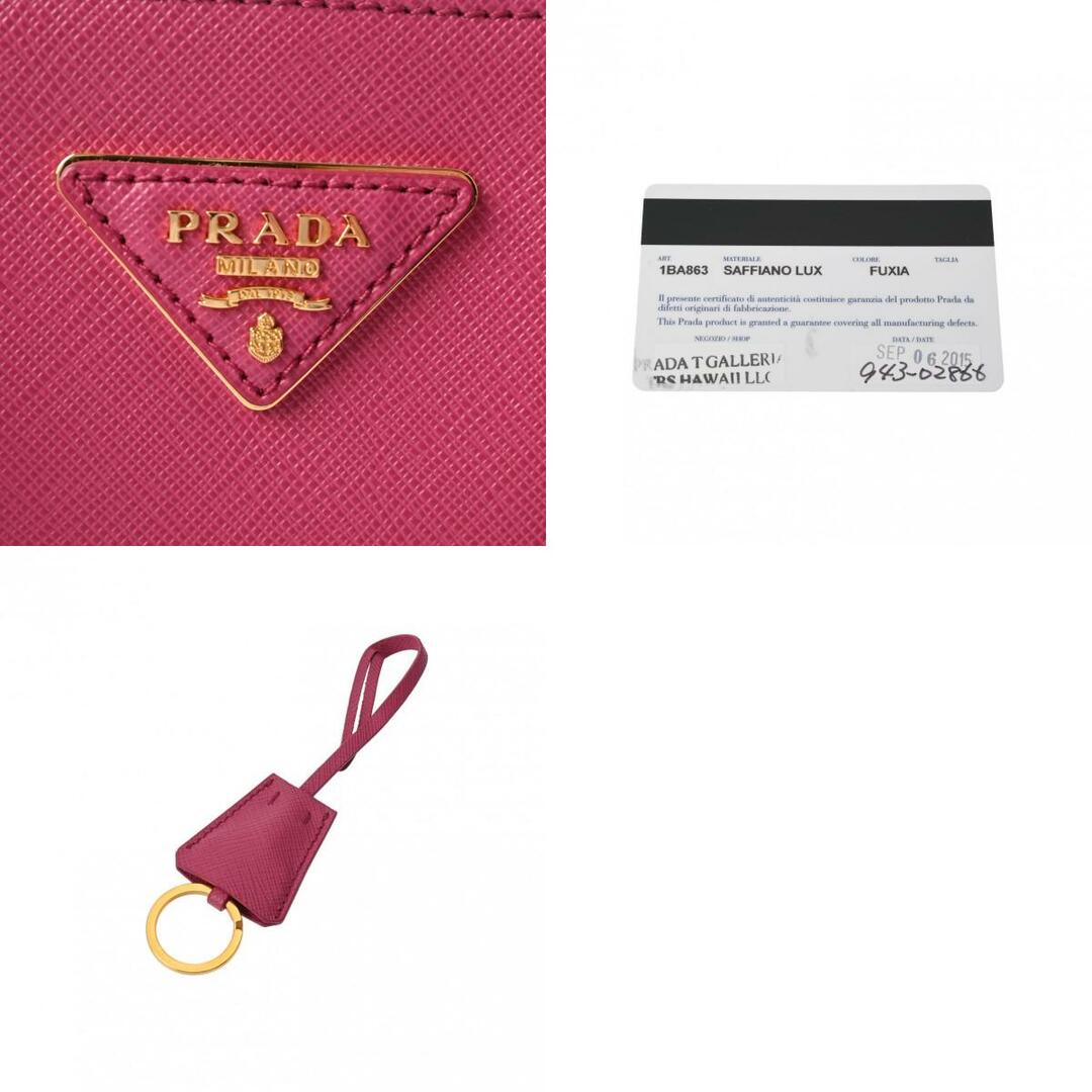 PRADA(プラダ)のプラダ  ガレリア ハンドバッグ フューシャ レディースのバッグ(ハンドバッグ)の商品写真