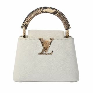 LOUIS VUITTON - ルイヴィトン  カプシーヌ MINI 2WAY ハンドバッグ ホワイト