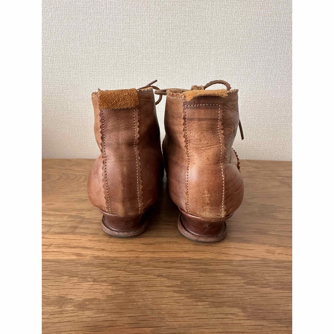 JOURNAL STANDARD relume(ジャーナルスタンダードレリューム)のポールハーデン paul harnden 木目柄 ショートブーツ レディースの靴/シューズ(ブーツ)の商品写真