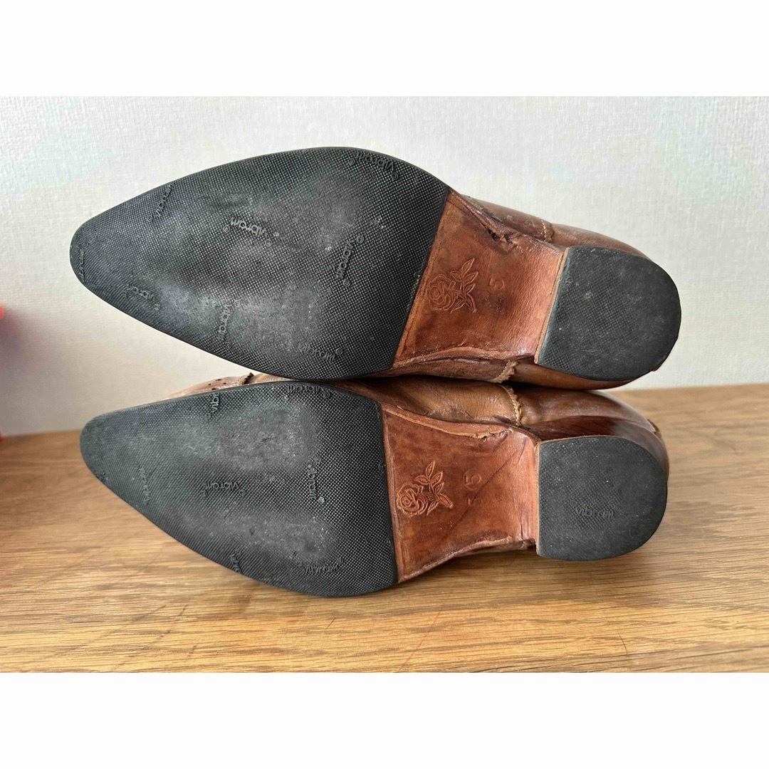 JOURNAL STANDARD relume(ジャーナルスタンダードレリューム)のポールハーデン paul harnden 木目柄 ショートブーツ レディースの靴/シューズ(ブーツ)の商品写真