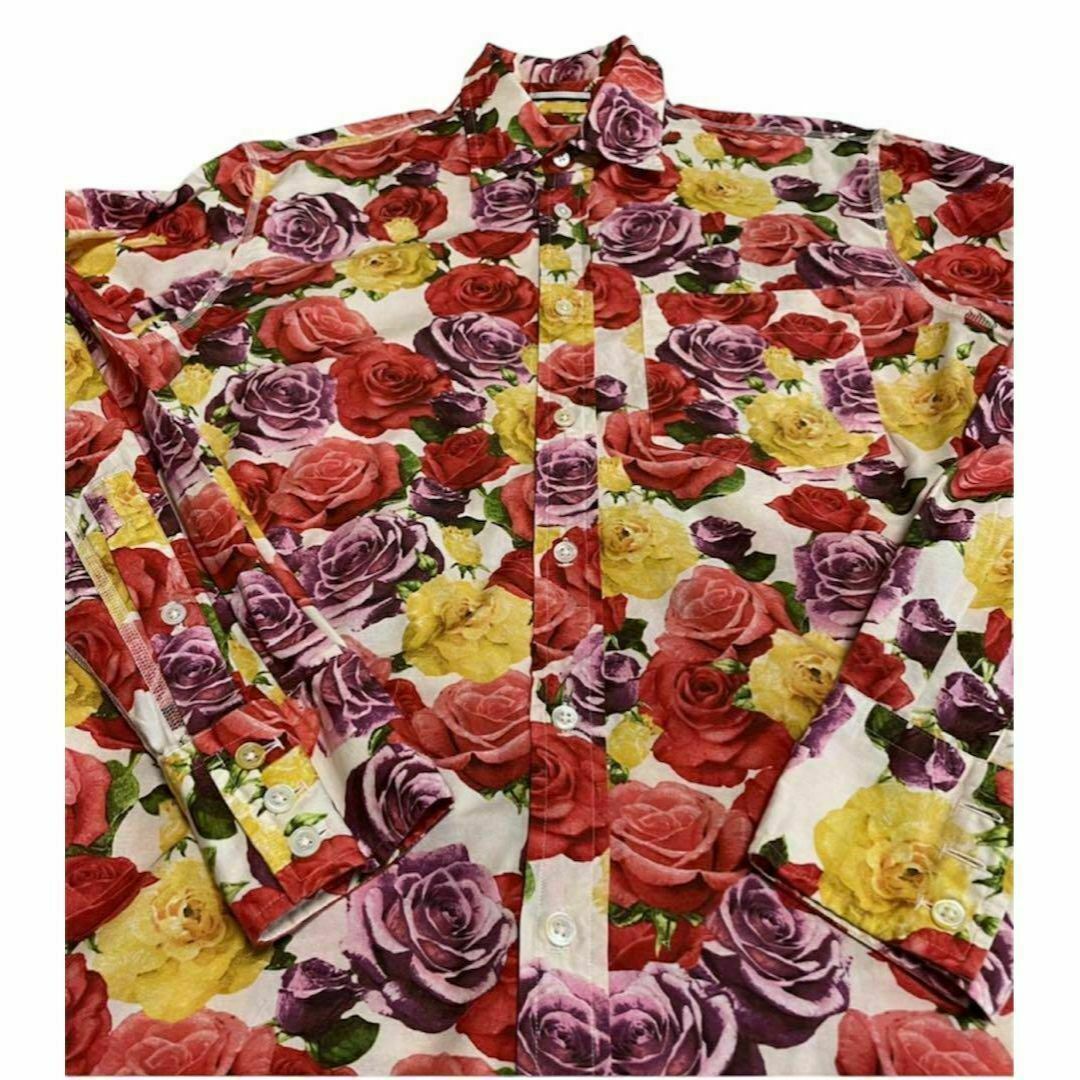 Paul Smith(ポールスミス)のポールスミス　ホワイト　花柄　バラ　シャツ　メンズ　レディース メンズのトップス(シャツ)の商品写真