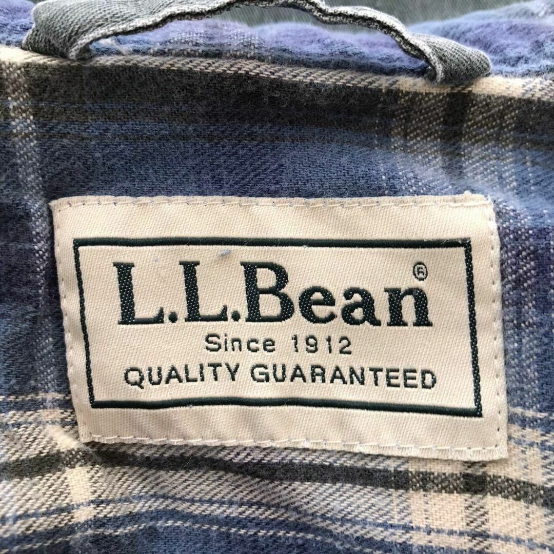 L.L.Bean(エルエルビーン)の【k6514】USA古着90s00sエルエルビーンダックシャツ裏地付きジャケット メンズのトップス(シャツ)の商品写真