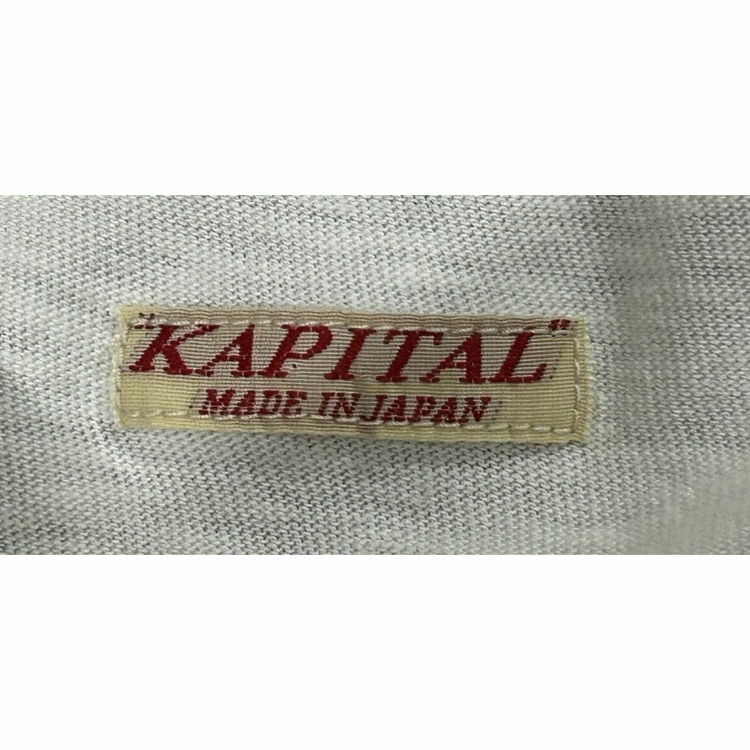 KAPITAL(キャピタル)の＊KAPITAL 切り株 にこちゃん スマイリー 半袖Tシャツ トップス 1 メンズのトップス(Tシャツ/カットソー(半袖/袖なし))の商品写真