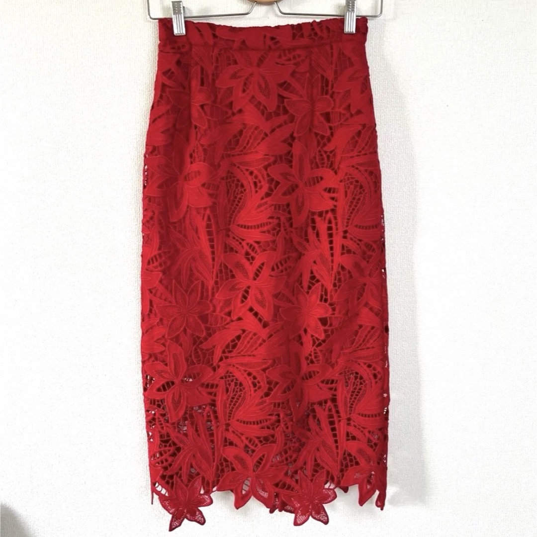 FRAY I.D(フレイアイディー)の美品　フレイアイディー　スカート　0サイズ レディースのスカート(ひざ丈スカート)の商品写真