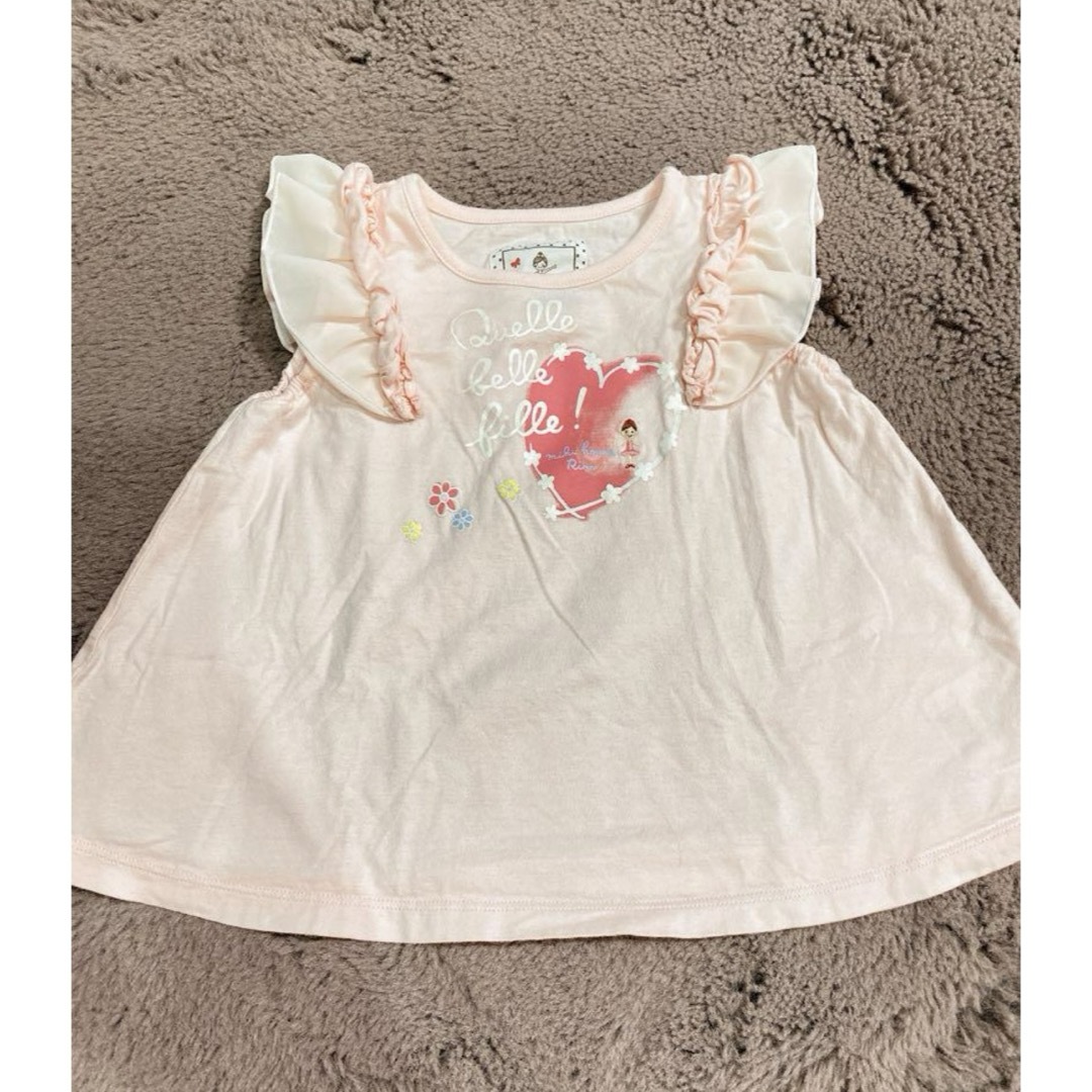 mikihouse(ミキハウス)の90cm夏物ミキハウス2点セット キッズ/ベビー/マタニティのキッズ服女の子用(90cm~)(ワンピース)の商品写真