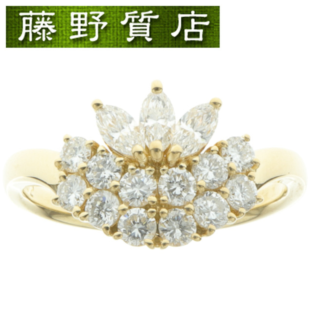 TASAKI(タサキ)の (新品仕上げ済）タサキ TASAKI 田崎 ダイヤ リング 指輪 約14号 K18 YG イエローゴールド × ダイヤ 1.02ct 8938 レディースのアクセサリー(リング(指輪))の商品写真