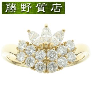 TASAKI -  (新品仕上げ済）タサキ TASAKI 田崎 ダイヤ リング 指輪 約14号 K18 YG イエローゴールド × ダイヤ 1.02ct 8938