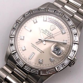 ロレックス(ROLEX)の　ロレックス ROLEX デイデイト 18366A プラチナ 自動巻き メンズ 腕時計(その他)