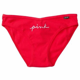 ヴィクトリアズシークレット(Victoria's Secret)のVICTORIA'S SECRET コットンビキニ S 赤 レッド(ショーツ)