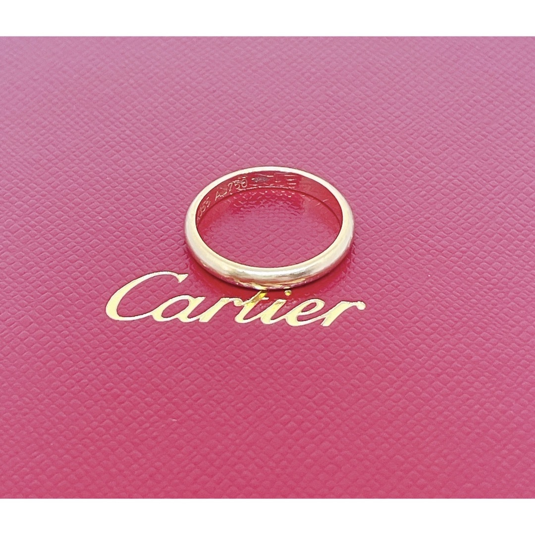 Cartier(カルティエ)の激安✨証明書あり✨カルティエ　ピンクゴールドウェディングリング　750 46 レディースのアクセサリー(リング(指輪))の商品写真