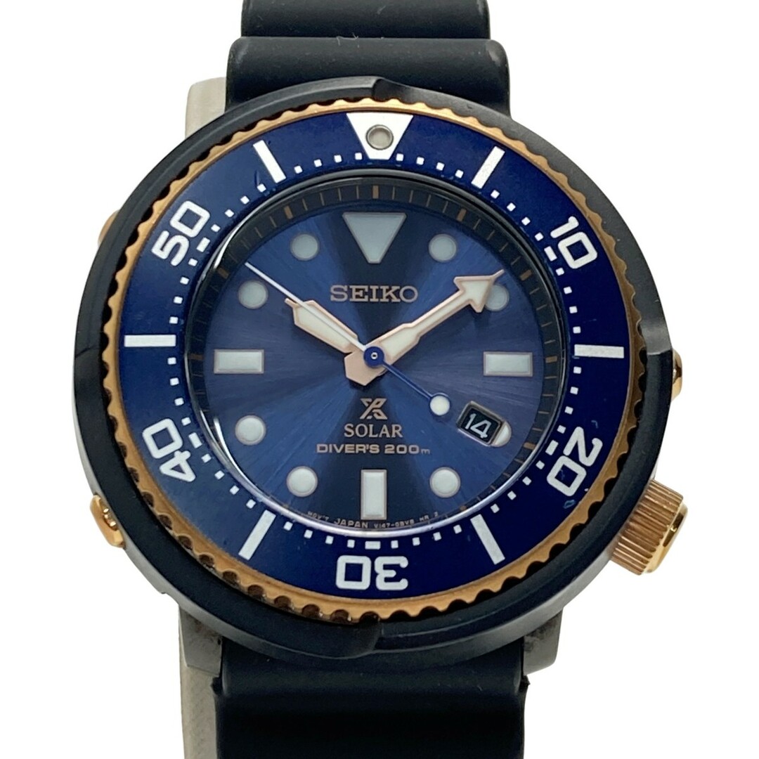 SEIKO(セイコー)の☆☆SEIKO セイコー プロスペックス DIVER SCUBA SBDN026 ネイビー ソーラー メンズ 腕時計 箱・取説有 PROSPEX メンズの時計(腕時計(アナログ))の商品写真