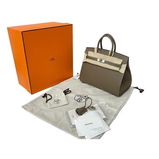 エルメス(Hermes)の新品未使用 HERMES エルメス ハンドバッグZ刻印 バーキン25 セリエ エトゥ-プ シルバー金具 エプソン 中古 63700(ハンドバッグ)