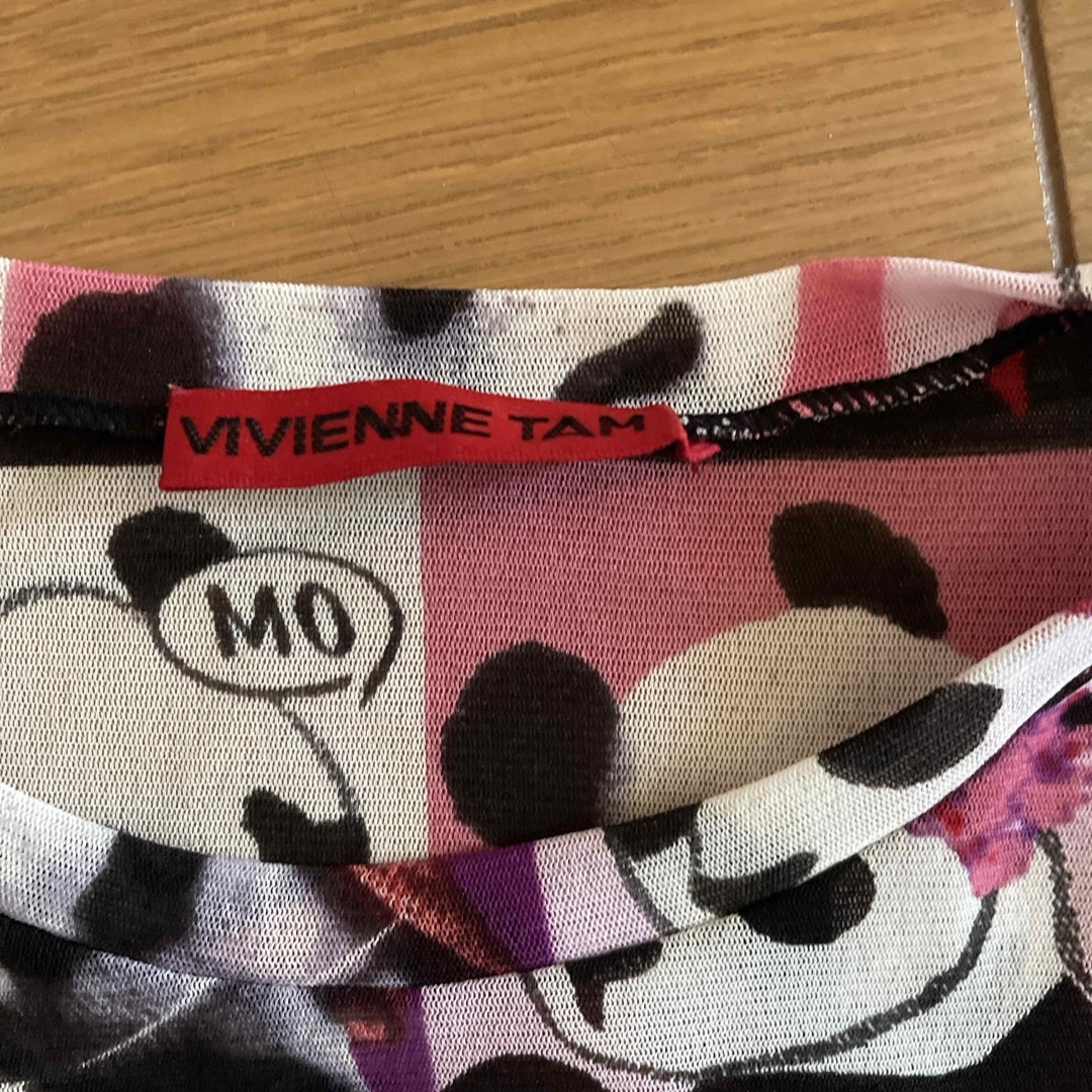 VIVIENNE TAM(ヴィヴィアンタム)のヴィヴィアンタム パンダ柄 Tシャツ カットソー レディースのトップス(Tシャツ(半袖/袖なし))の商品写真