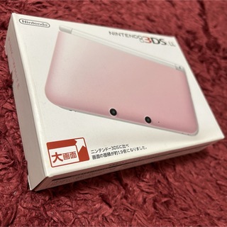 ニンテンドウ(任天堂)の【3DS本体】Nintendo 3DS  LL 本体ピンク/ホワイト(携帯用ゲーム機本体)