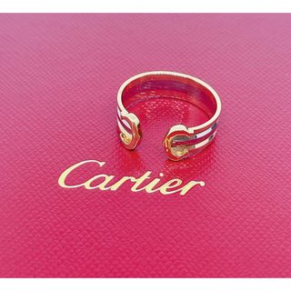 カルティエ(Cartier)の激安✨カルティエ　2Cリング750 スリーカラー  トリニティ#48(リング(指輪))