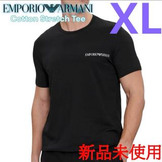 新品未使用！新作！即発！エンポリオアルマーニ　コットンストレッチ　TシャツXL