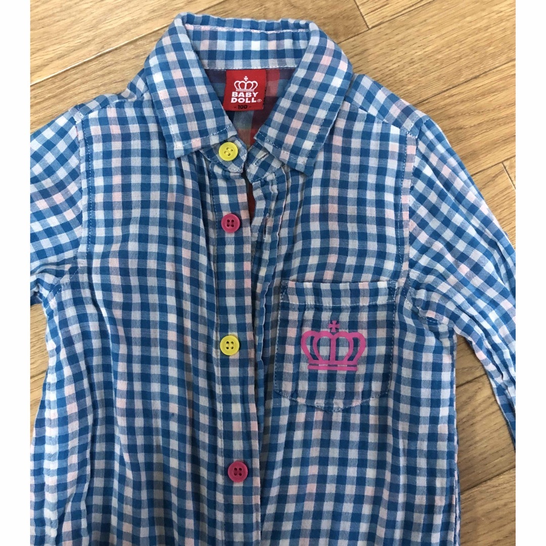 BABYDOLL(ベビードール)のベビードール　男の子　シャツ　100㎝ キッズ/ベビー/マタニティのキッズ服男の子用(90cm~)(Tシャツ/カットソー)の商品写真