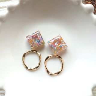 No.4385 ハンドメイドピアス★イヤリング(ピアス)