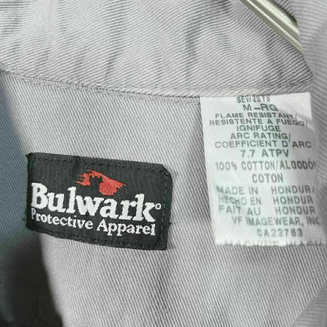 ①20V 秋冬 Bulwark FR 長袖ワークシャツ 両胸ポケット メンズ古着 メンズのトップス(シャツ)の商品写真