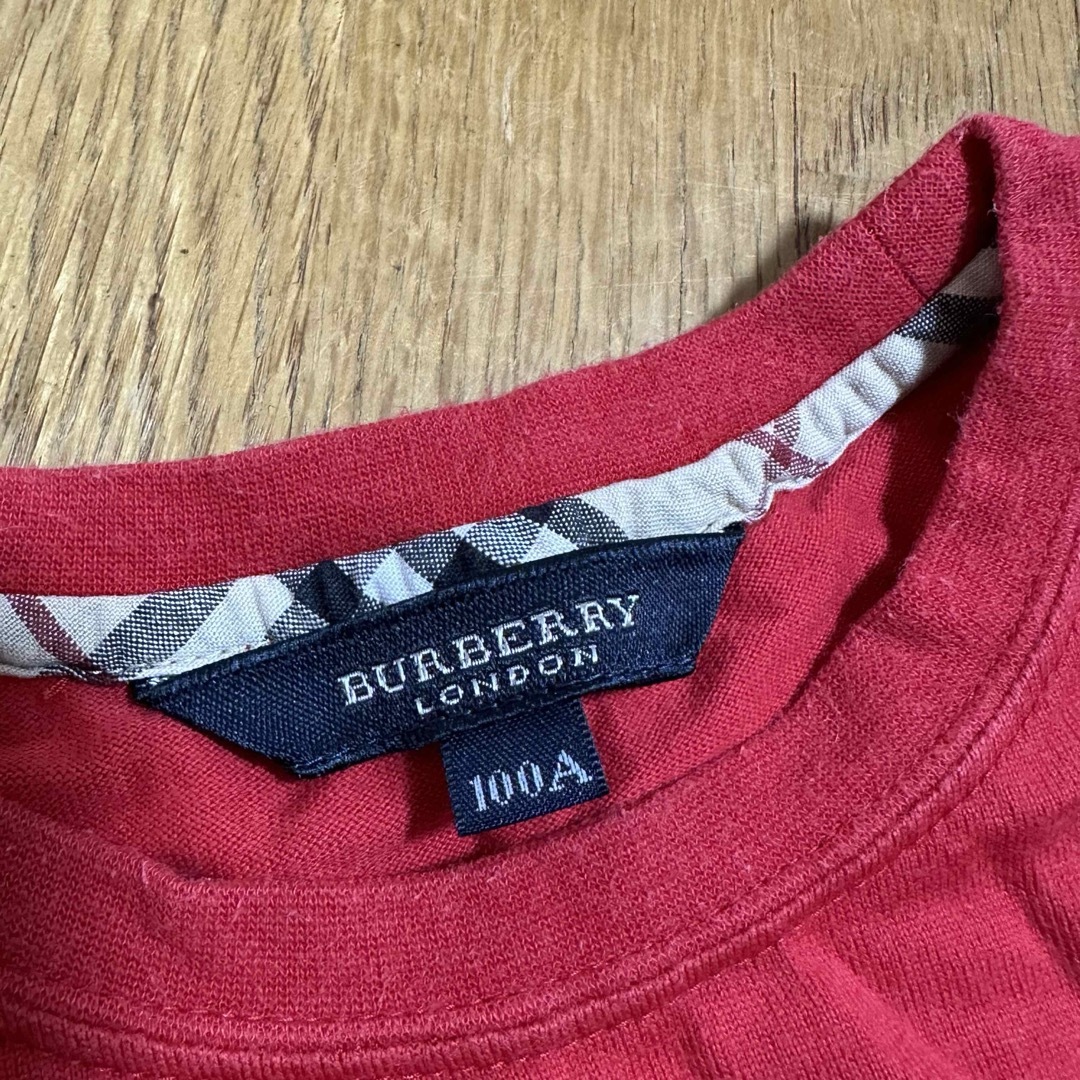 BURBERRY(バーバリー)の【バーバリーロンドン】キッズ 半袖Tシャツ ノバチェックワッペン 100cm キッズ/ベビー/マタニティのキッズ服男の子用(90cm~)(Tシャツ/カットソー)の商品写真