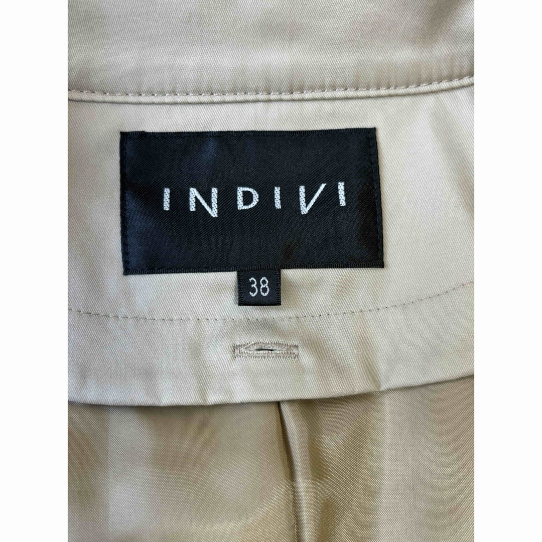 INDIVI(インディヴィ)の美品❣️INDIVI  ライナー付き　トレンチコート　38 レディースのジャケット/アウター(トレンチコート)の商品写真