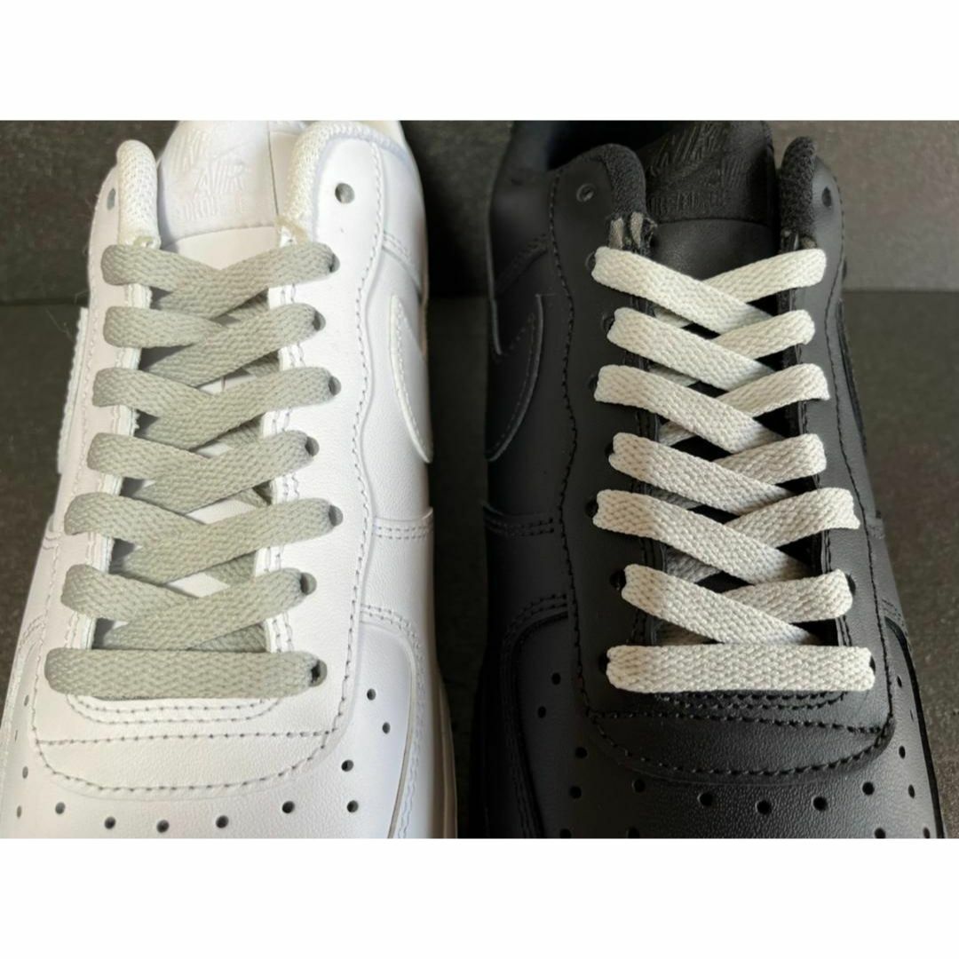 新品 120cm シューレース 靴紐 平紐 くつひも 無地 灰色 グレー➀ メンズの靴/シューズ(スニーカー)の商品写真