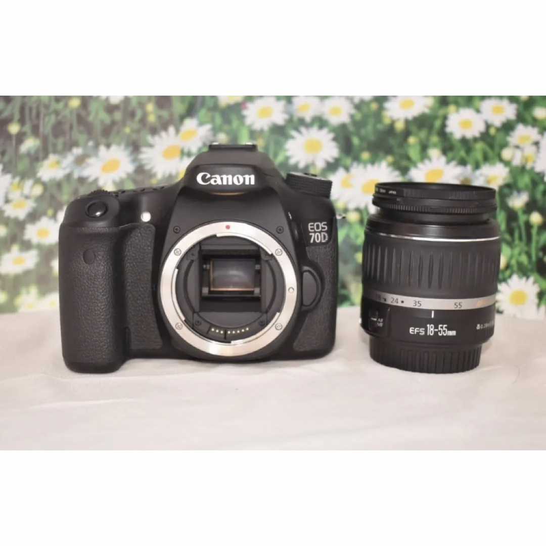 Canon(キヤノン)の❤美品❤Wi-Fi内蔵❤Canon EOS 70D❤️️高画質❤️動画撮影❤ スマホ/家電/カメラのカメラ(デジタル一眼)の商品写真