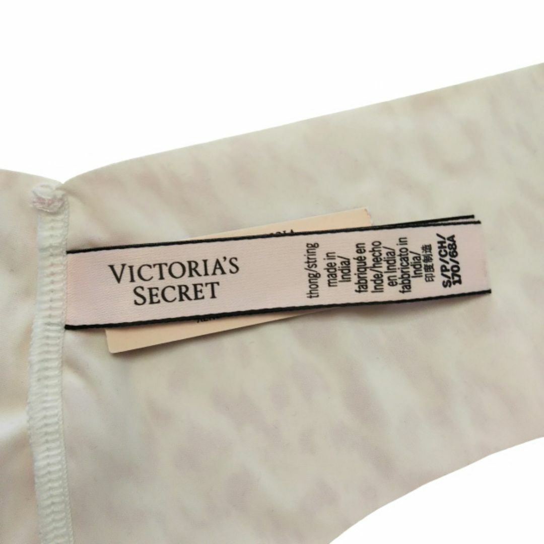 Victoria's Secret(ヴィクトリアズシークレット)のVICTORIA'S SECRET ノーショーソング Tバック S ピンク 豹柄 レディースの下着/アンダーウェア(ショーツ)の商品写真