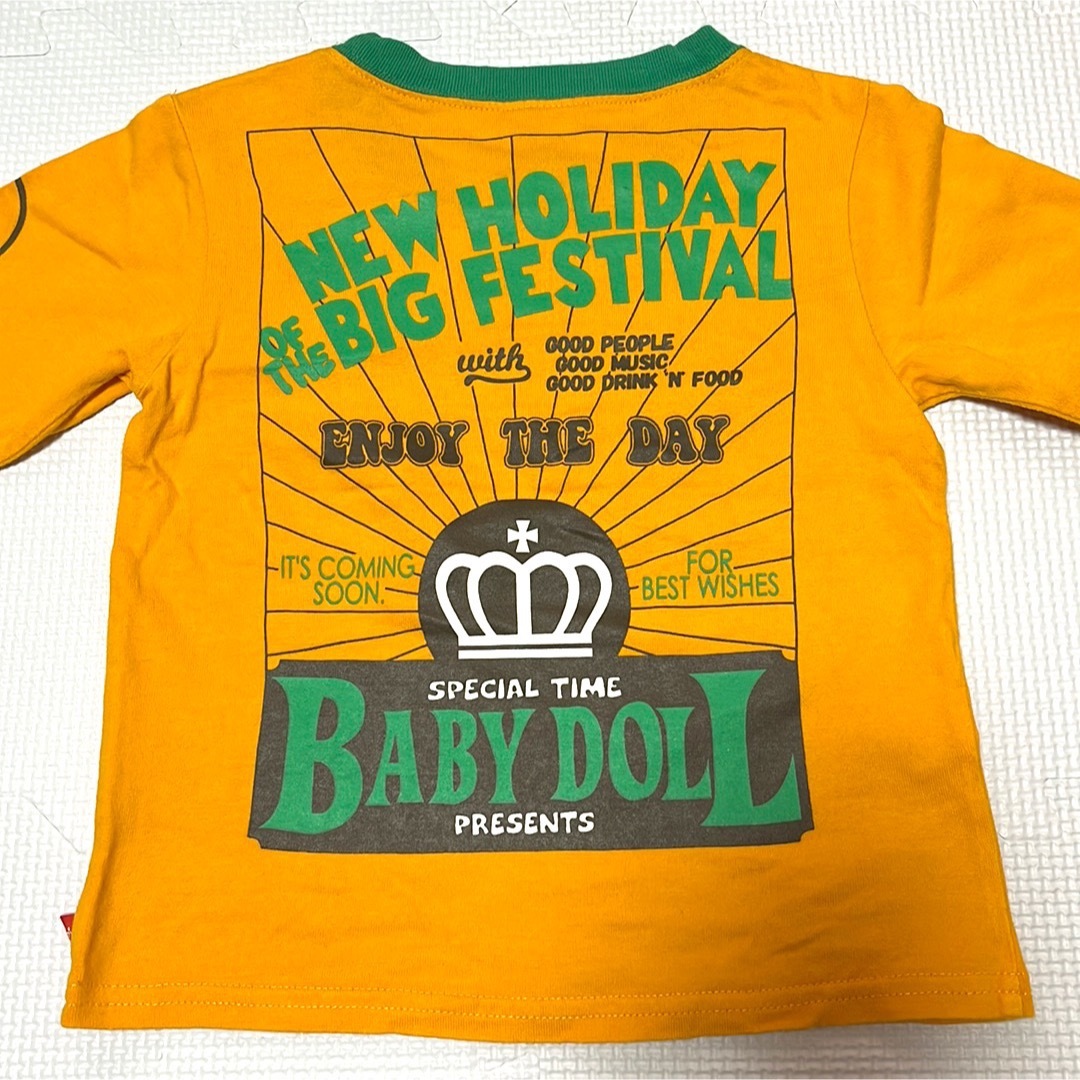 BABYDOLL(ベビードール)のバックプリントロンT   ベビードール　BABYDOLL キッズ/ベビー/マタニティのキッズ服男の子用(90cm~)(Tシャツ/カットソー)の商品写真
