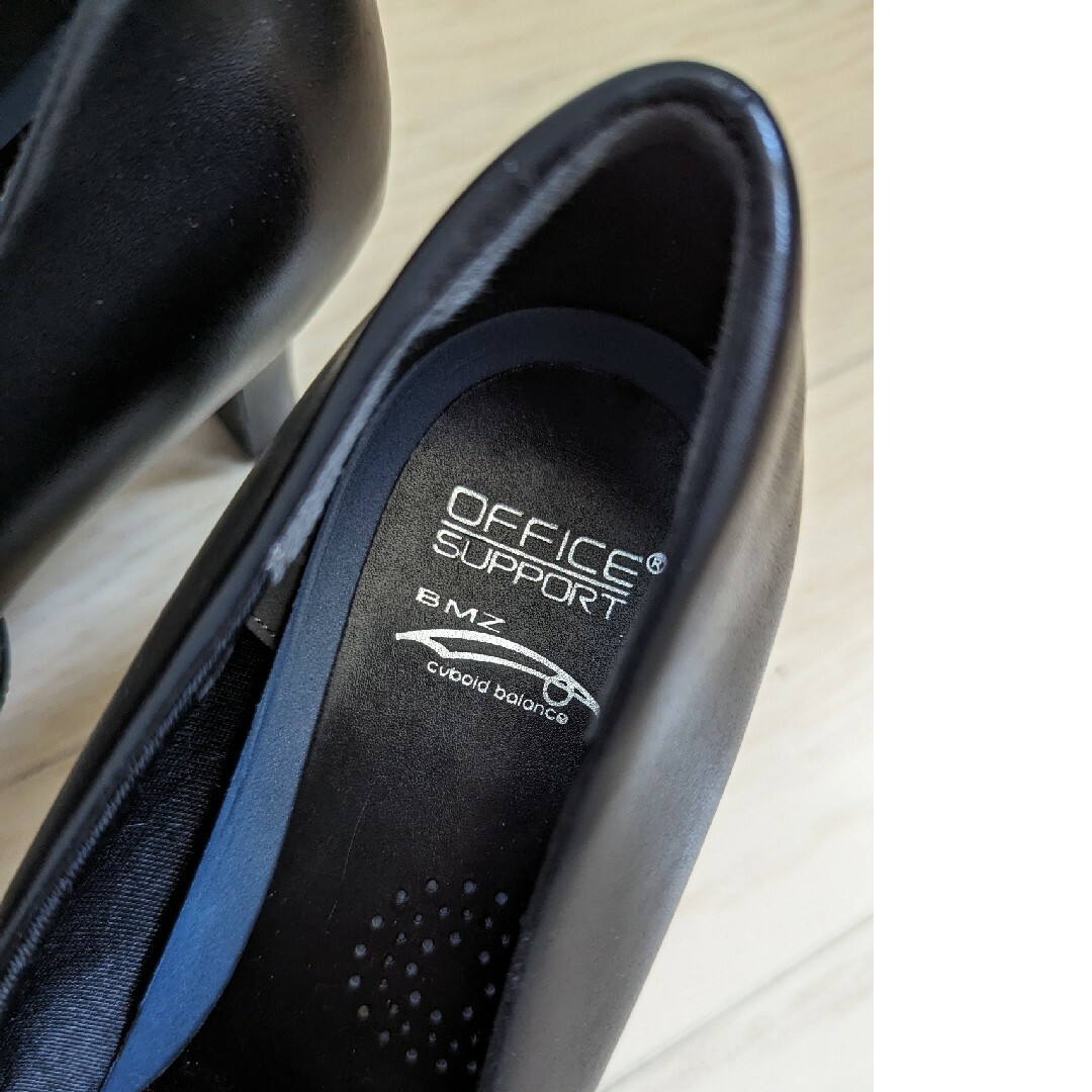 ２５cm★OFFICE SUPPORT ＢＭＺ★ストラップつきパンプス★新品 レディースの靴/シューズ(ハイヒール/パンプス)の商品写真