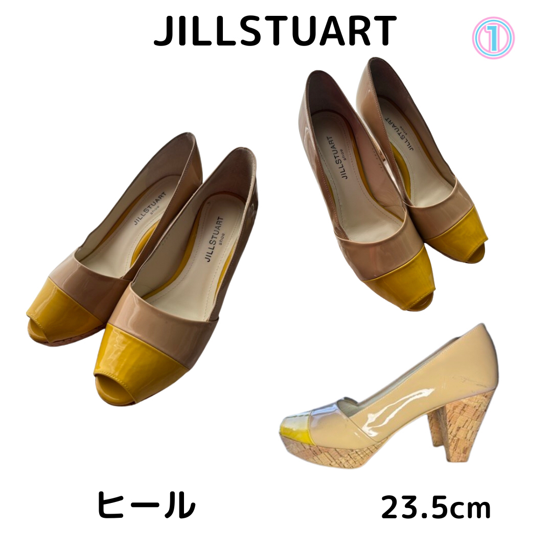 JILLSTUART(ジルスチュアート)の最終値下げ　レディース　パンプス　ヒール　黄色　春夏 JILLSTUART レディースの靴/シューズ(ハイヒール/パンプス)の商品写真