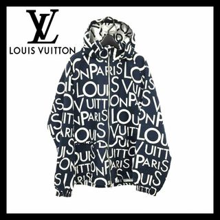 LOUIS VUITTON - 訳あり　ヴィトン ロゴ ギャラクシー パッカブル  ネイビーパーカー 54サイズ