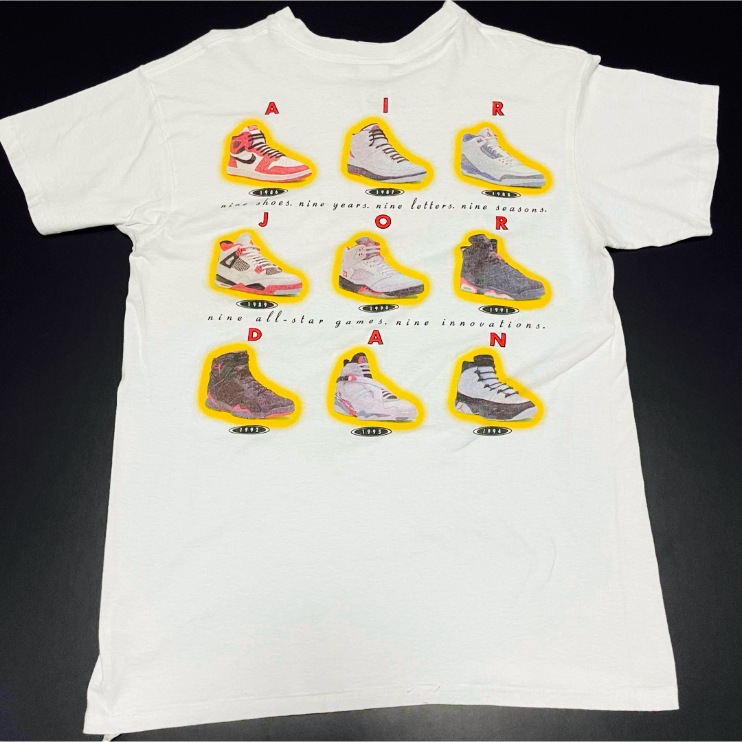 NIKE - 90s OLD NIKE jordanシリーズ プリントTシャツ 銀タグの NIKE - 90s OLD NIKE jordanシリーズ プリントTシャツ 銀タグの