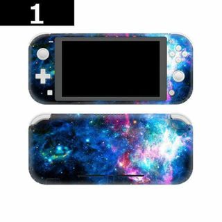 宇宙 ギャラクシー ニンテンドースイッチライト 保護ステッカー 0049-1(その他)