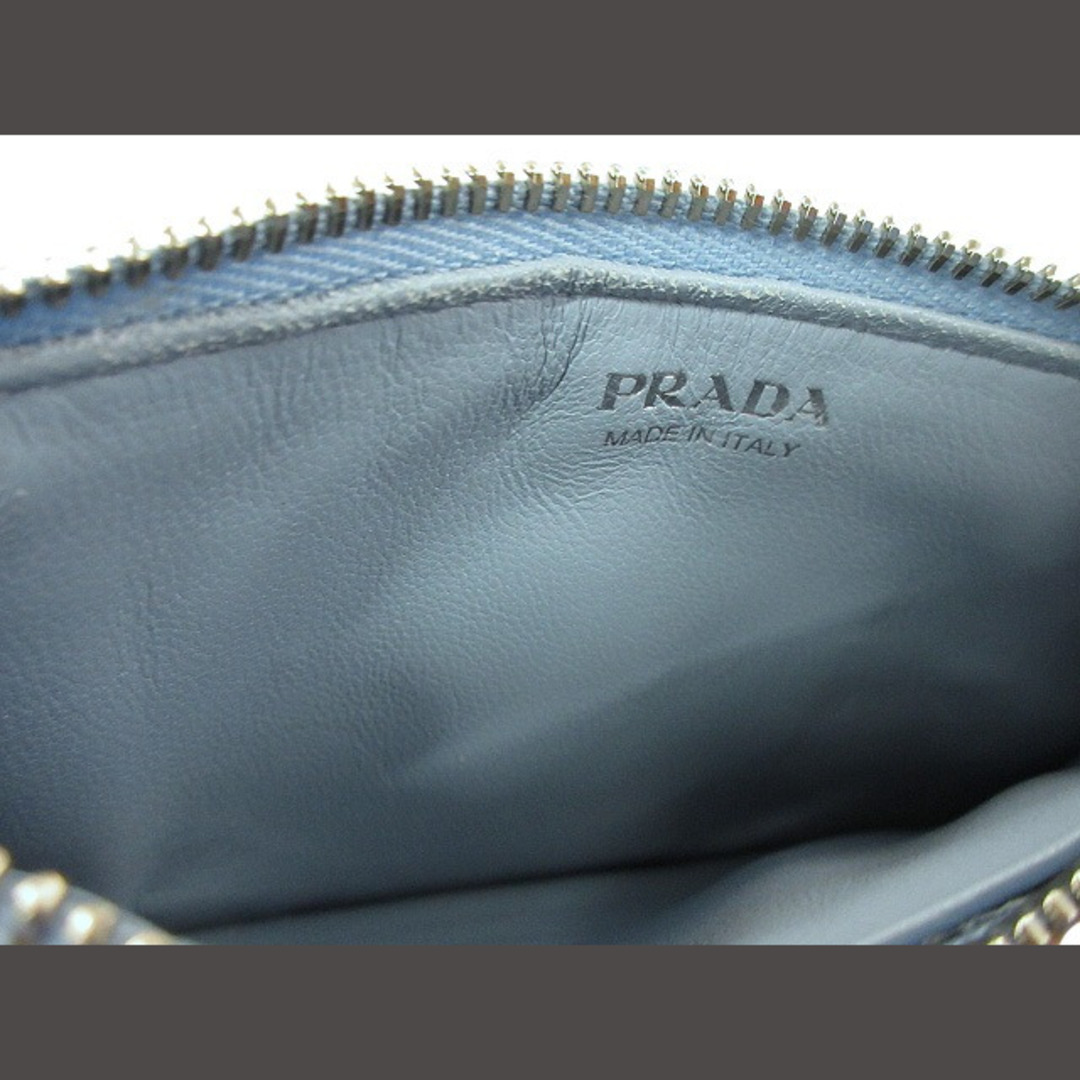 PRADA(プラダ)のプラダ フラグメントケース サフィアーノ トライアングルロゴ カードケース レディースのファッション小物(コインケース)の商品写真