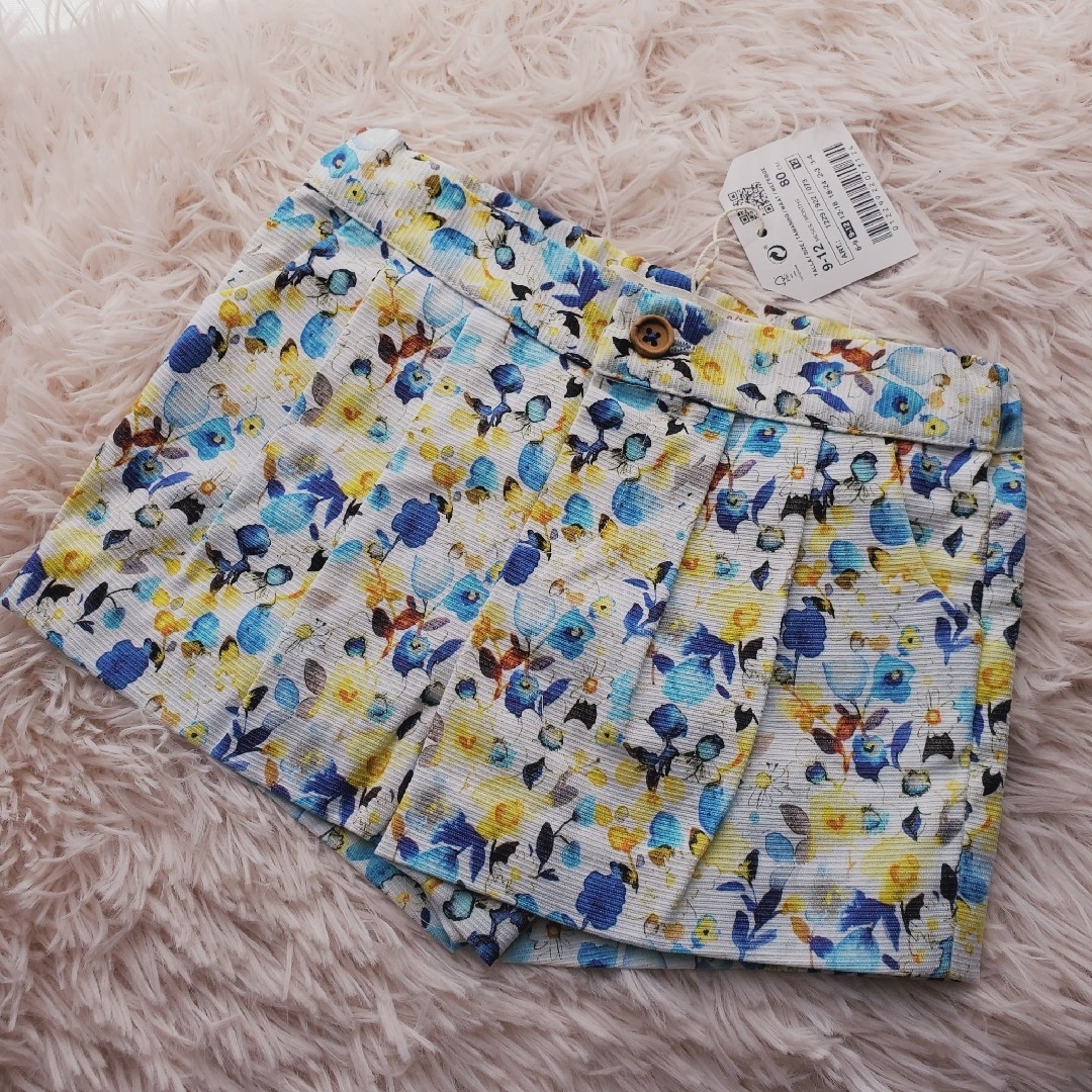 ZARA KIDS(ザラキッズ)の【匿名配送】Zara Baby Girl 花柄パンツ 80 キッズ/ベビー/マタニティのベビー服(~85cm)(パンツ)の商品写真