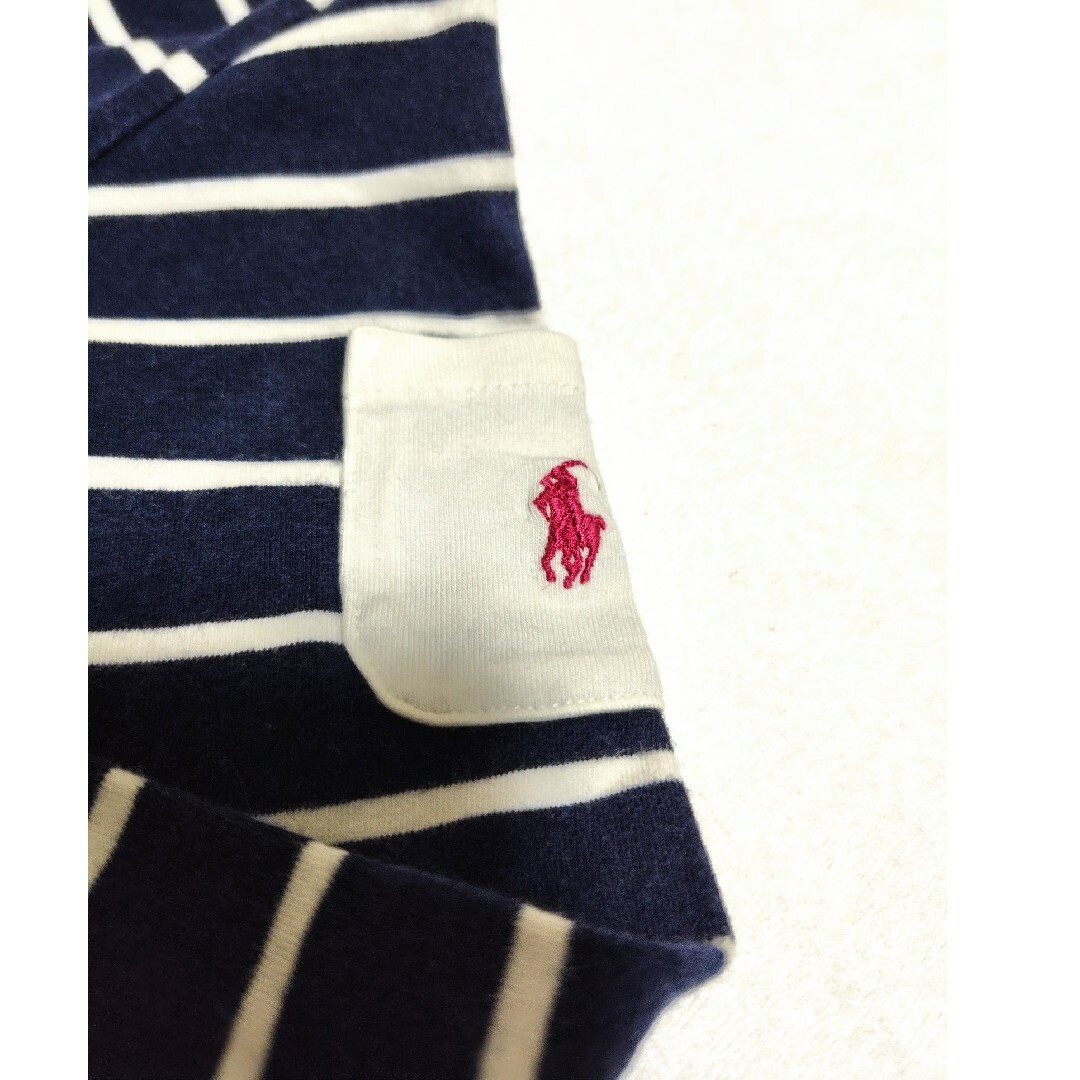 Ralph Lauren(ラルフローレン)のラルフローレン　ロンT　ボーダー　男の子　女の子 キッズ/ベビー/マタニティのキッズ服男の子用(90cm~)(Tシャツ/カットソー)の商品写真