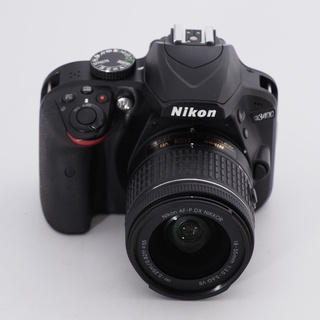 ニコン(Nikon)のNikon ニコン デジタル一眼レフカメラ D3400 AF-P 18-55 VR レンズキット ブラック D3400LKBK #9753(デジタル一眼)