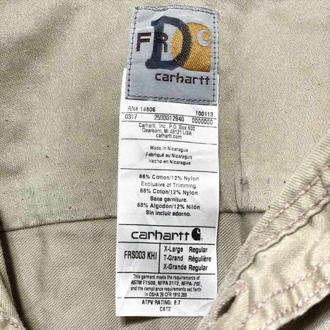 carhartt(カーハート)の90s 古着 カーハート BDシャツ オーバーサイズ 企業ロゴ XL メンズのトップス(シャツ)の商品写真