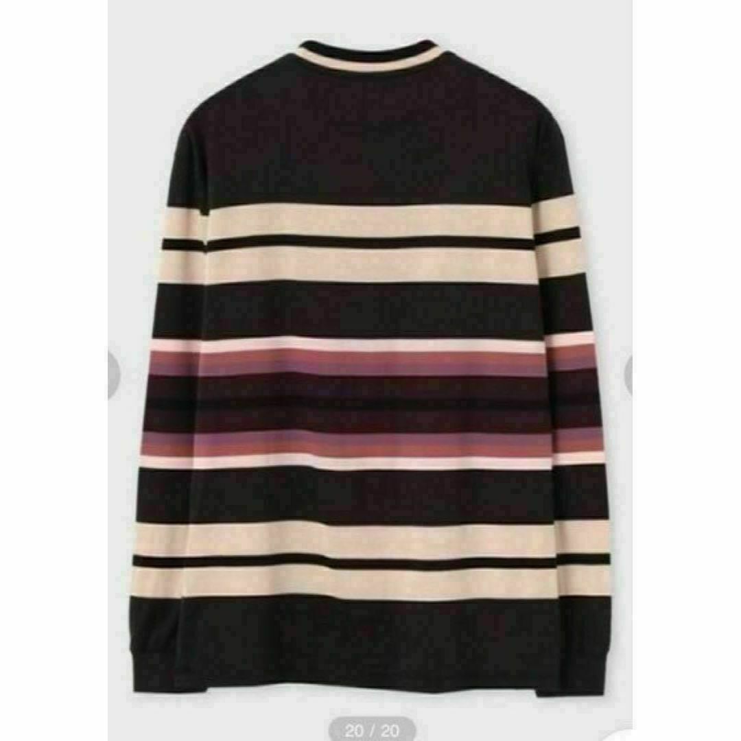 Paul Smith(ポールスミス)の【新品】Paul Smith グラデーションボーダー クルーネックカットソー メンズのトップス(Tシャツ/カットソー(七分/長袖))の商品写真