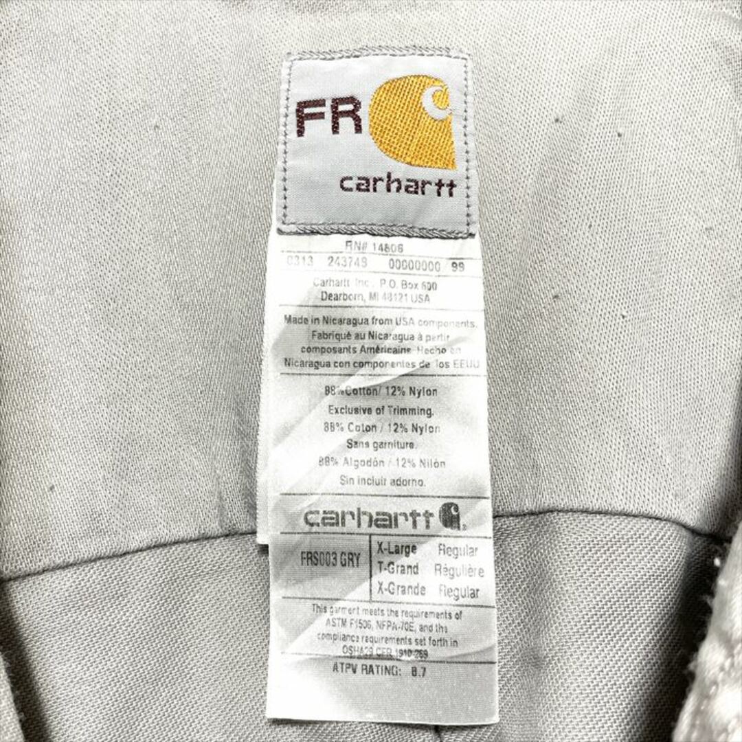 carhartt(カーハート)の90s 古着 カーハート BDシャツ オーバーサイズ 企業ロゴ XL  メンズのトップス(シャツ)の商品写真